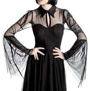 BN Killstar Bound By Blood Chiffon Dress